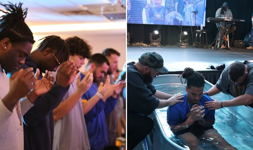 Atletas estão sendo transformados pelo Evangelho. (Foto: Reprodução/Instagram/Pitt Purpose)