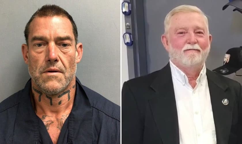 Adam Christopher e o pastor Bill. (Foto: Reprodução/Facebook)