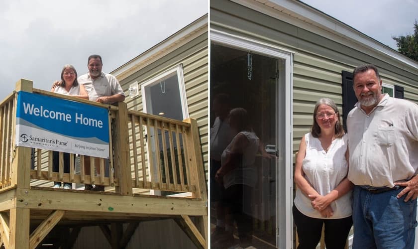 Mark e Mechelle. (Foto: Reprodução/Samaritan's Purse)