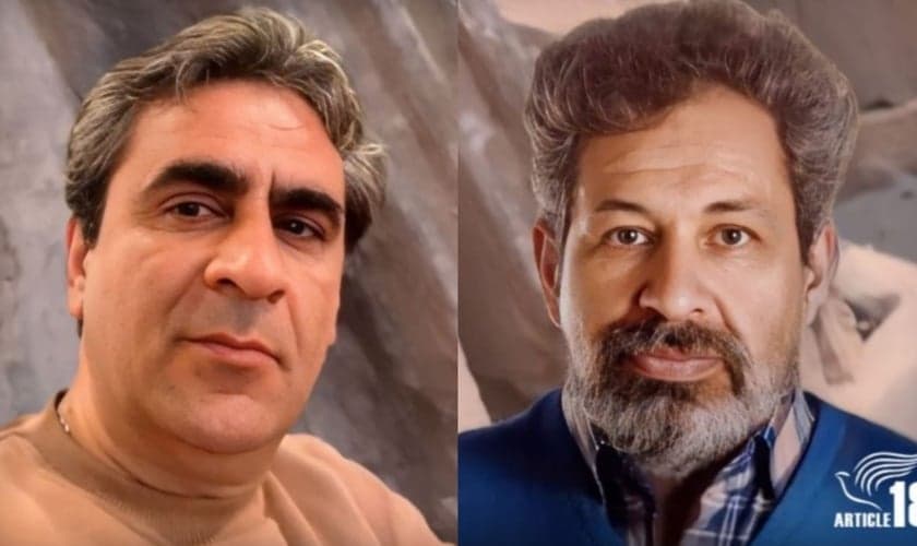 Mehdi Rahim e Kia Nourinia. (Foto: Article 18).