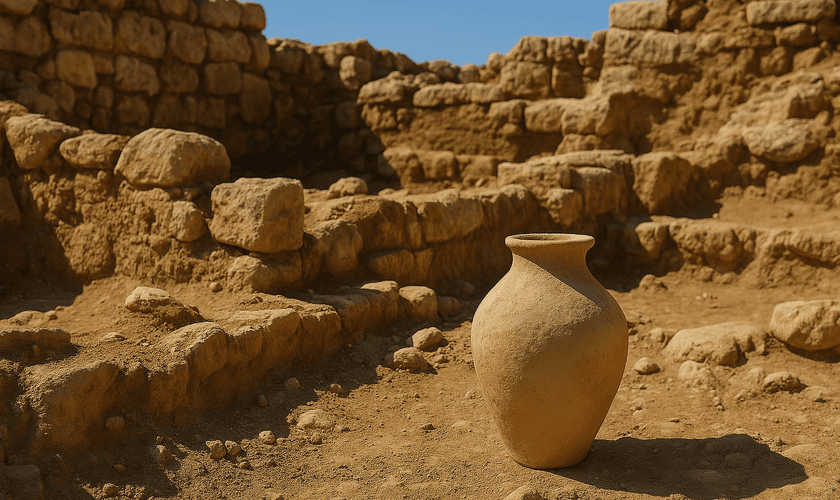 Khirbet Qana pode ser o verdadeiro local da transformação da água em vinho. (Imagem ilustrativa gerada por IA)