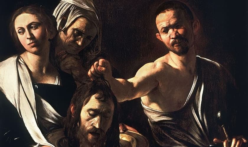 Salomé com a Cabeça de João Batista, pintura de Caravaggio (Imagem: Wikimedia Commons).