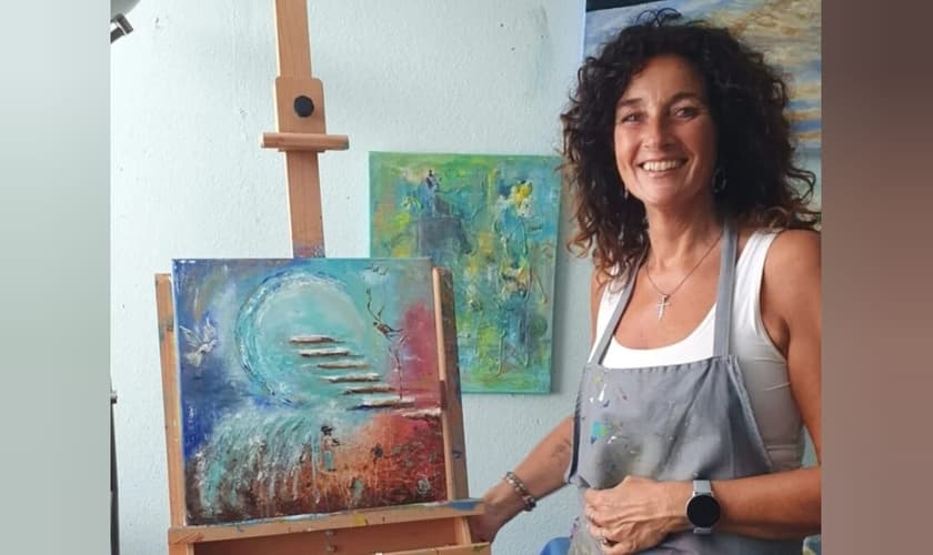 Marjon van Duijn tinha o lado esquerdo paralizado devido ao AVC. (Foto: Revive).