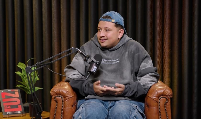 O rapper cristão revelou que a música “Dona Maria” é um testemunho real. (Foto: Reprodução/YouTube/Igor Faria).