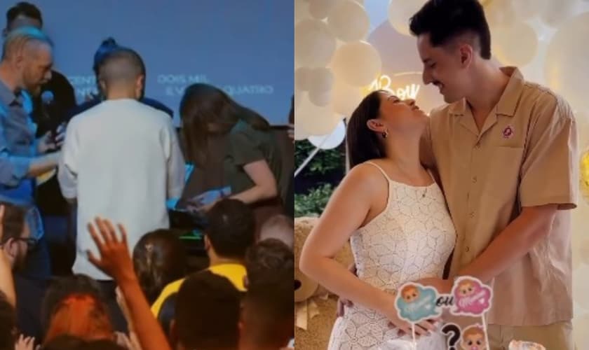 Fernanda e Lucas Correia foram curados da infertilidade. (Foto: Reprodução/Instagram/Fernanda Correia).