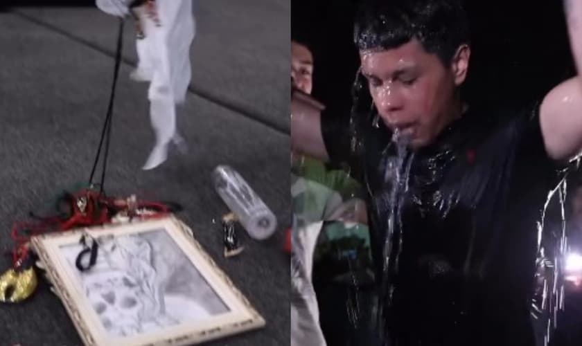 O jovem ainda foi liberto de espíritos malignos. (Foto: Reprodução/Instagram/Mario A Esparza Jr).