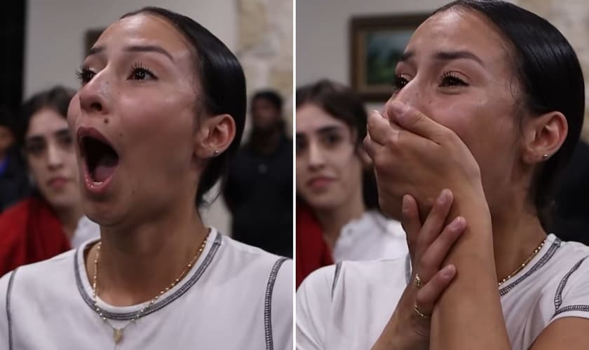 A dor a deixou após a oração. (Foto: Reprodução/Instagram/Mario A Esparza Jr)