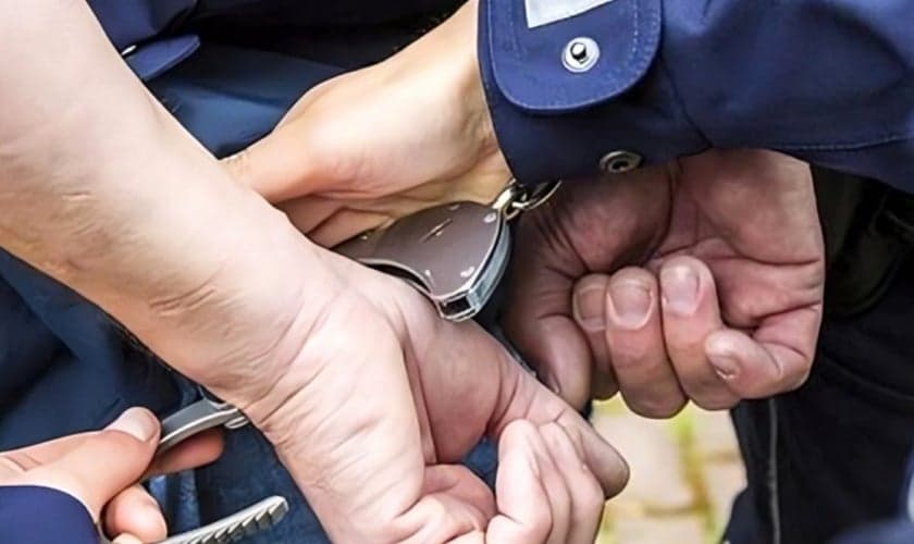 Imagem de cristão iraniano preso pelas forças de segurança. (Foto: HRANA)