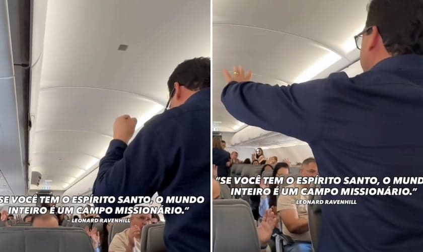 Clebison Bandeira no avião. (Foto: Reprodução/Instagram/Clebison Bandeira)