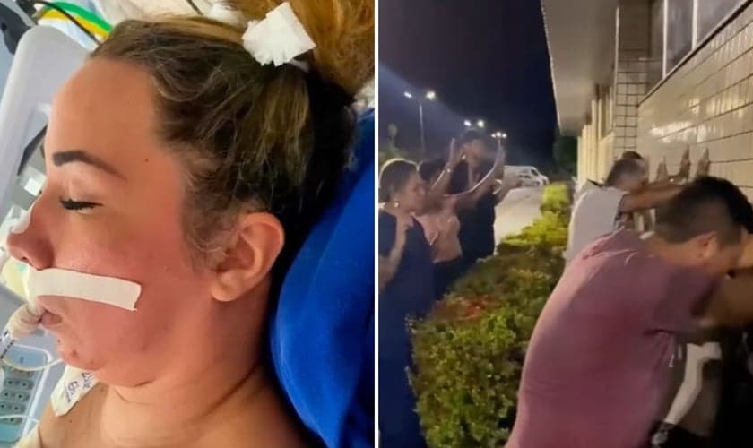 Enquanto estava no hospital, cristãos se uniram em orações por Joyce. (Foto: Reprodução/Instagram/Joyce Brito)