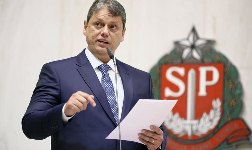 O governador de São Paulo, Tarcísio de Freitas. (Foto: Alesp)