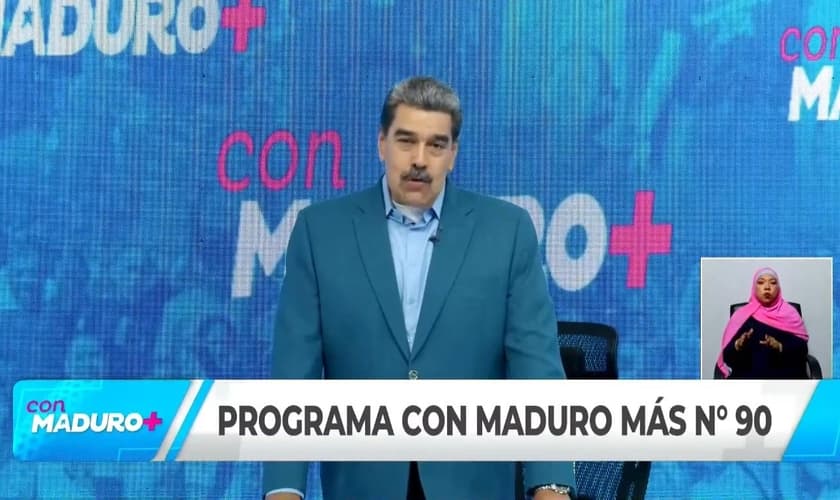 Nicolás Maduro. (Foto: Reprodução/YouTube/Nicolás Maduro).