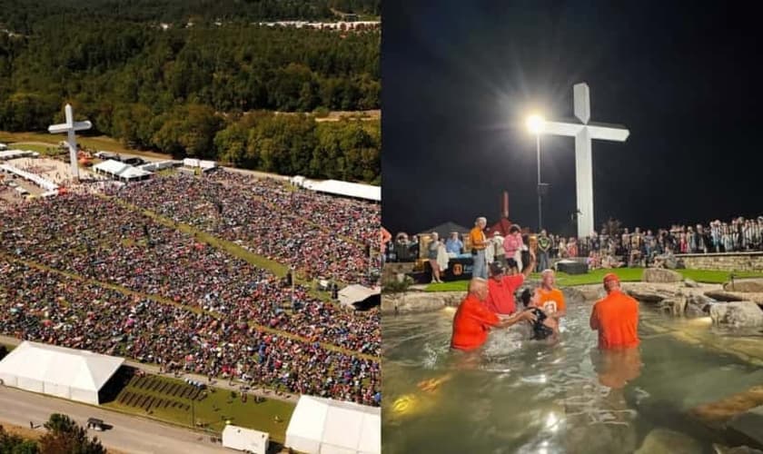 O FaithFest atraiu uma multidão para ouvir o Evangelho. (Foto: Instagram/FaithFest).