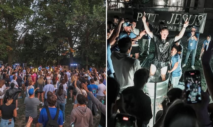 Centenas de estudantes participaram do evento. (Foto: Reprodução/Instagram/Pitt Purpose)