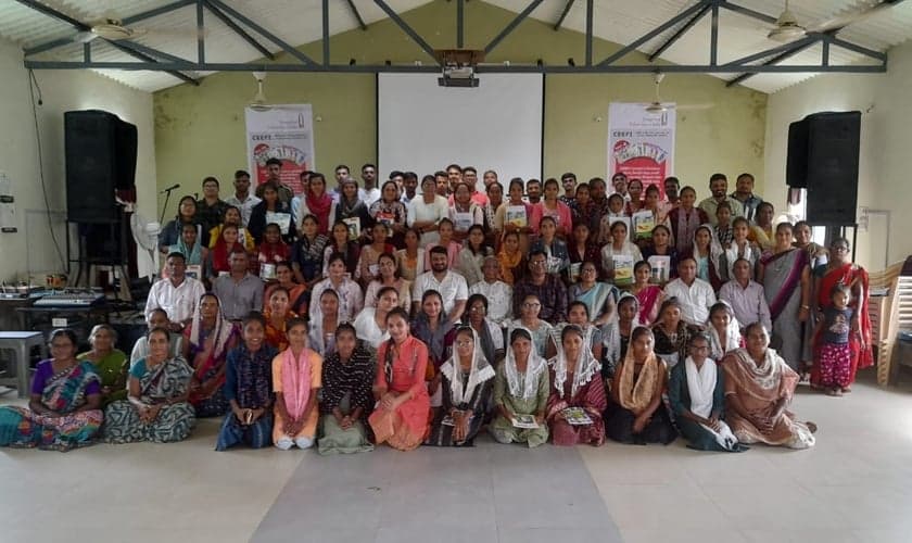 Igreja indiana registra milhares de novas conversões diariamente. (Foto: Evangelical Fellowship of India)