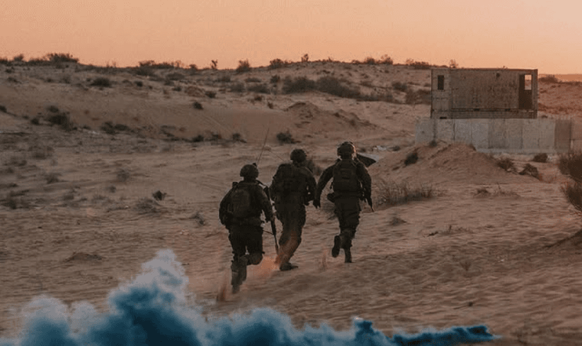 As tropas das IDF em operações terrestres na cidade de Gaza. (Foto: IDF)