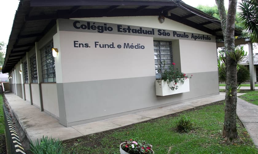 O Colégio Estadual São Paulo Apóstolo registrou uma ocorrência contra o aluno cristão. (Foto: Ari Dias/Agência de Notícias do Governo do Estado do Paraná).