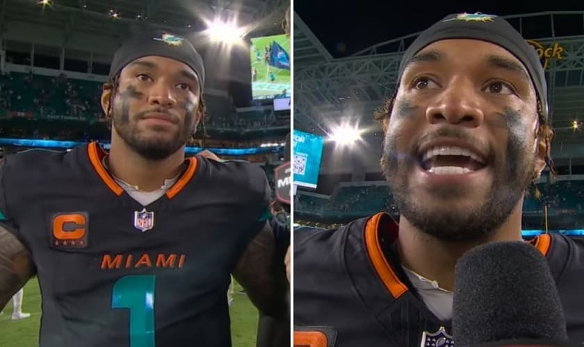 Tua Tagovailoa. (Foto: Reprodução/YouTube/NFL on ESPN)