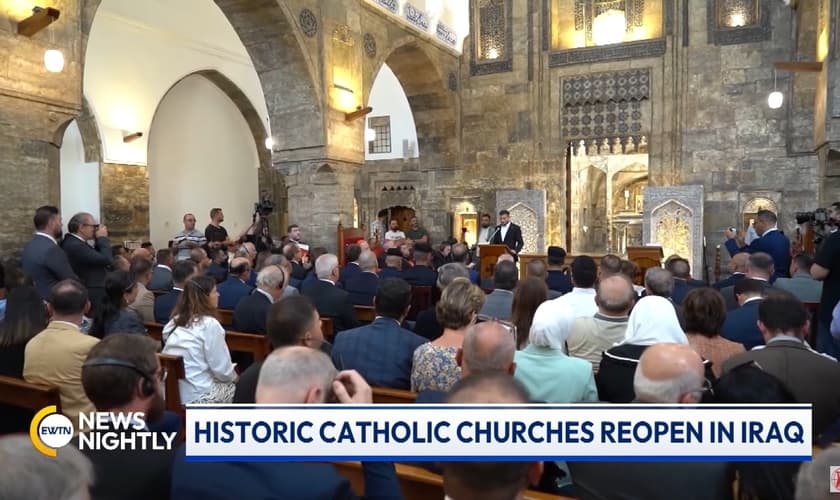 A Igreja de São Tomás. (Foto: Reprodução/YouTube/EWTN).