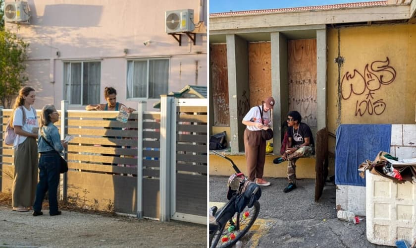 Os cristãos pregaram em diferentes partes da ilha. (Foto: Reprodução/Revive)