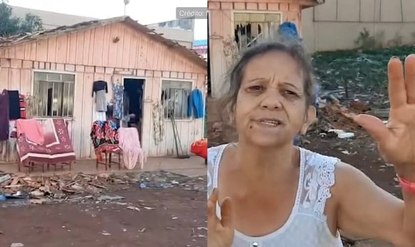 O casal Ademilson e Rosa testemunhou o livramento que viveu. (Foto: Reprodução/YouTube/UOL).