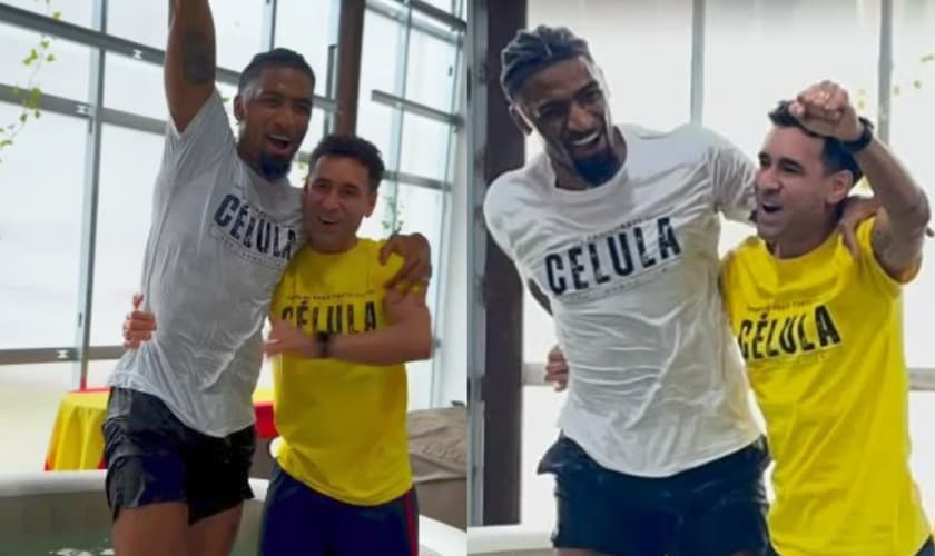 O zagueiro do Lille foi batizado em Portugal. (Foto: Reprodução/Instagram/alexsandroribeirojr).