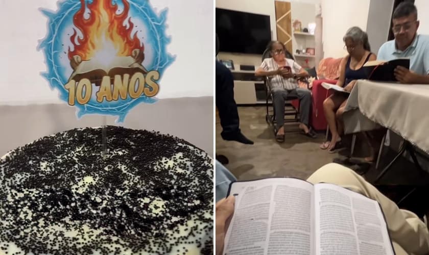 A festa na casa da família. (Foto: Reprodução/Instagram/Geo Sobreira)